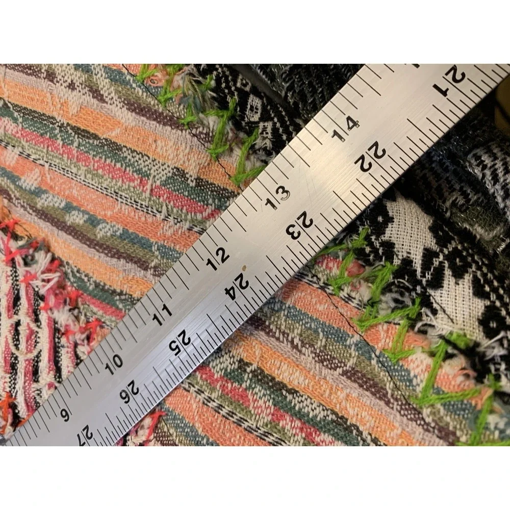 Your Journey‎ Demdaco Colorful Patchwork Weekender Boho Carpet Bag Pockets